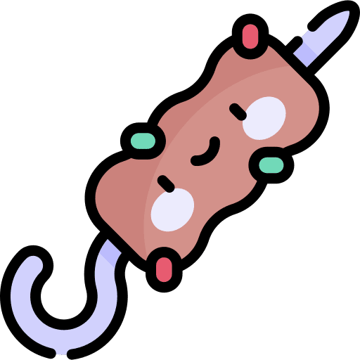 Kebab traditional cultures food and restaurant icon