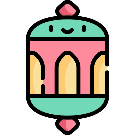 Lantern candle eid al fitr arab icon