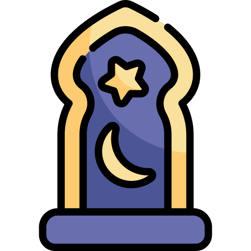 Window star arabic moon icon