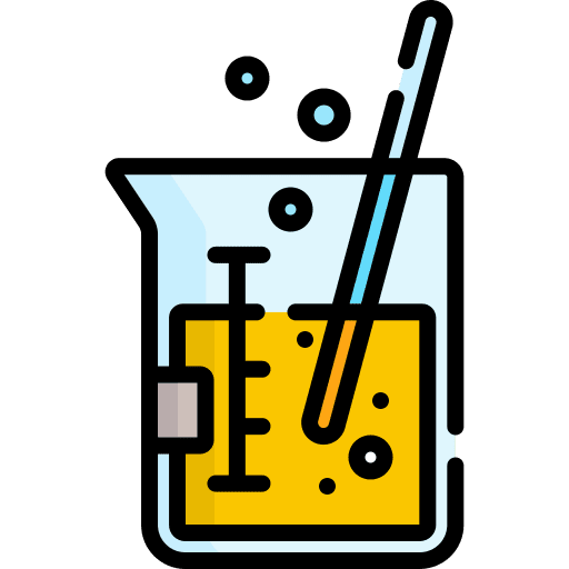 Beaker glass education liquid icon