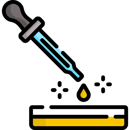 Dropper laboratory science research icon
