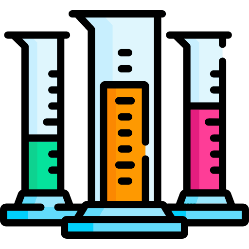 Graduated cylinder tool experiment chemistry icon