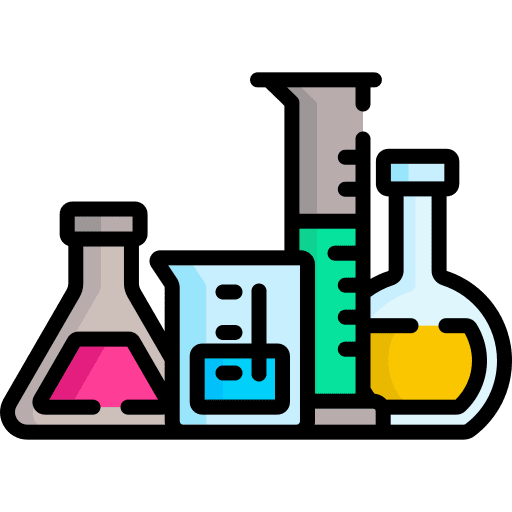 Lab tool experiment test tube education icon