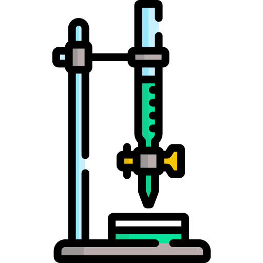 Burette education test tube chemical icon