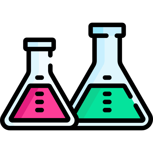 Erlenmeyer chemistry test tube flask icon