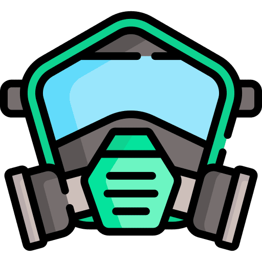 Gas mask gas mask protection security icon