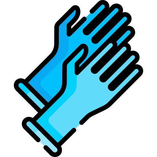 Gloves equipment safety security icon