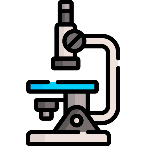 Microscope medical laboratory microscope education icon