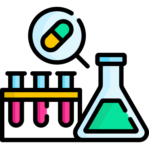 Medical laboratory test tubes medical laboratory lab icon