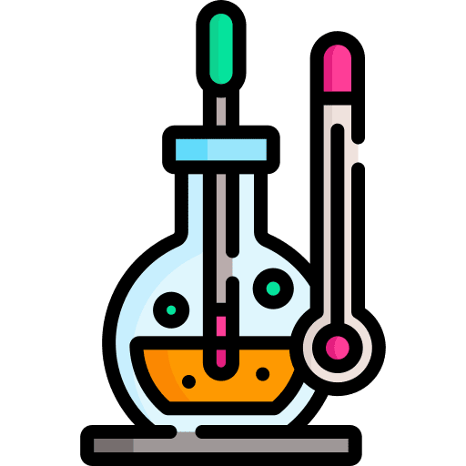 Thermometer thermometer flask lab icon
