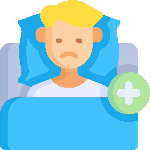 Patient healthcare and medical man patient icon