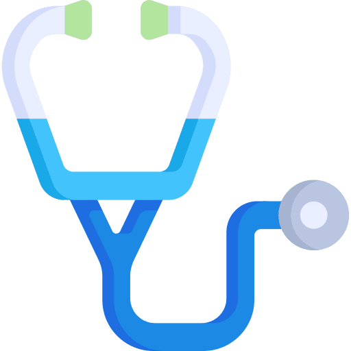 Stethoscope medical tool medical equipment healthcare and medical icon