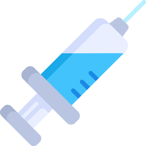 Syringe healthcare and medical drug vaccine icon