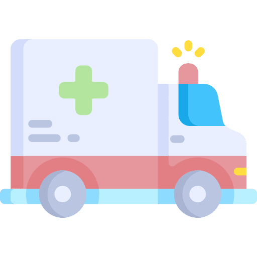 Ambulance transportation urgency emergency icon
