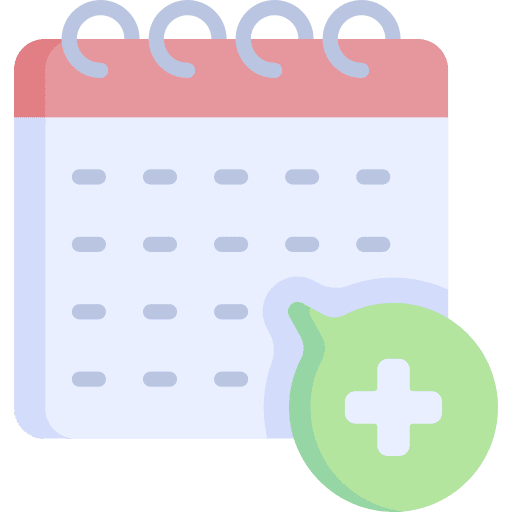 Schedule healthcare organization schedule icon