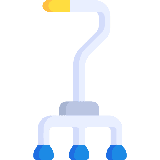 Walking stick healthcare and medical inclusive accessibility icon