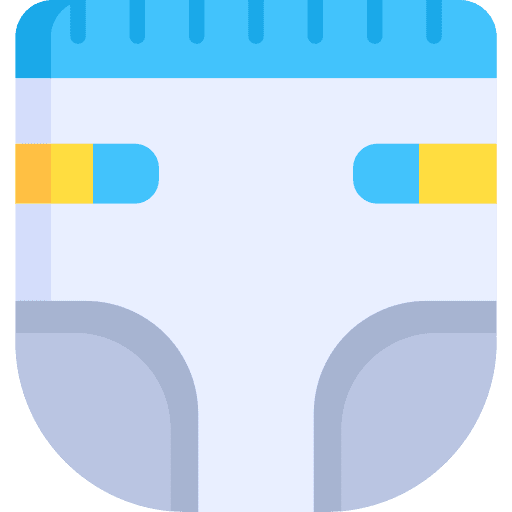 Diaper hygienic nappy underwear icon