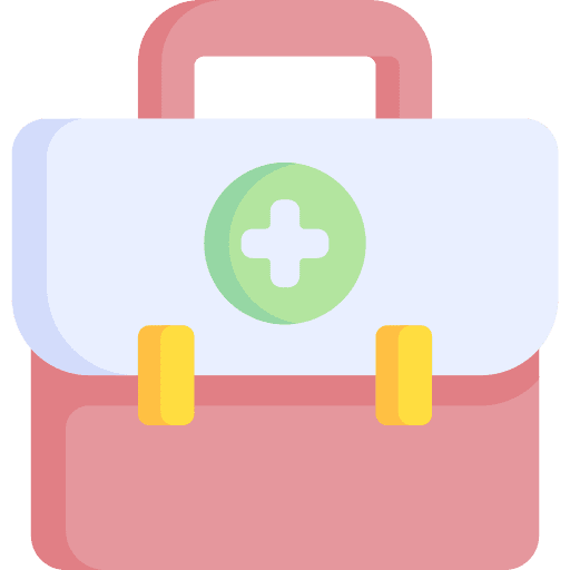 First aid kit briefcase first aid kit medicine icon
