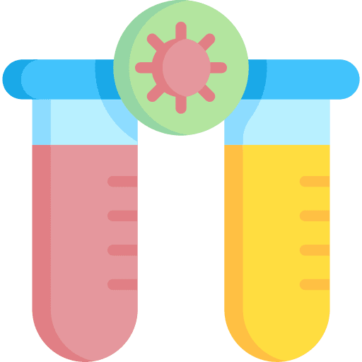 Lab disease lab test tube icon