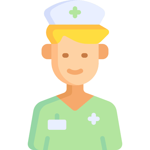 Nurse hat healthcare and medical medical assistance icon