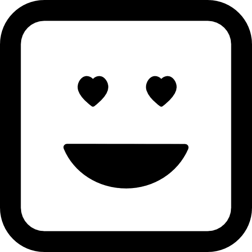 Happy emoticon smiling square interface emoticons emoticon icon