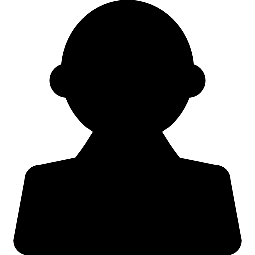 User silhouette black variant male business pack person icon