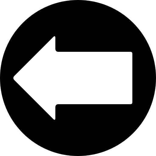 Left arrow in a circle arrow business pack left icon