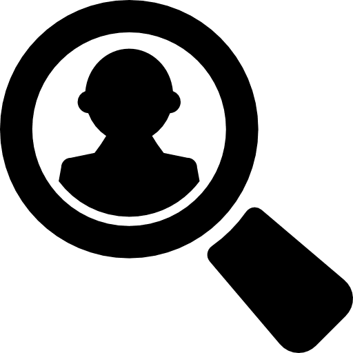 Person search people interface business pack icon