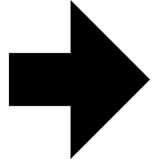 Right arrow pointing directional arrow icon