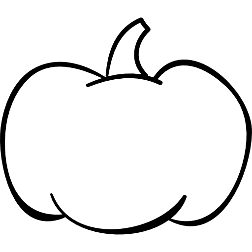 Halloween pumpkin vegetable outline food halloween pumpkin icon