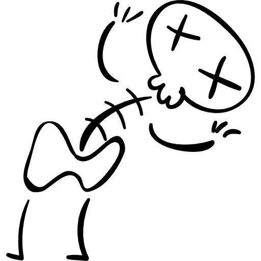 Halloween standing skeleton halloween scary skull icon