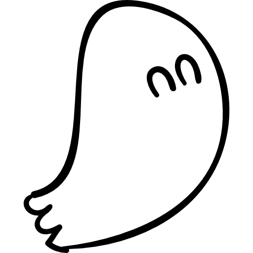 Halloween ghost outline outline halloween outlined icon