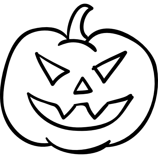 Halloween typical horrible pumpkin scary head head scary horrible icon