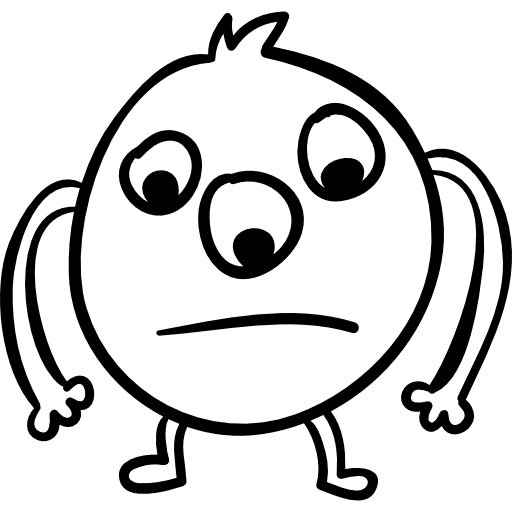 Halloween monster of three eyes halloween eyes character icon