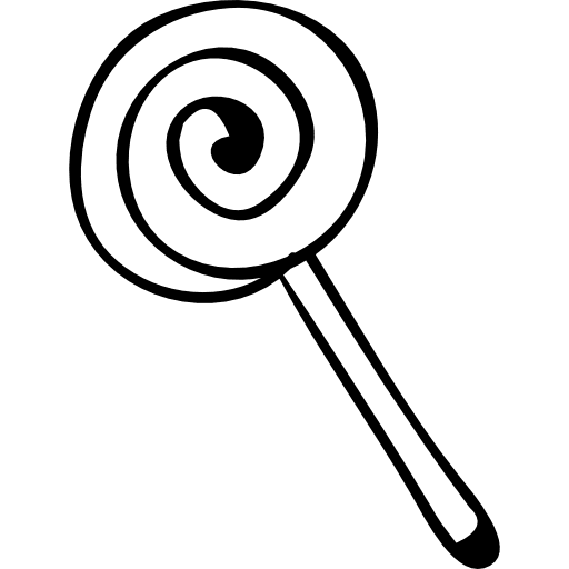 Halloween spiral lollipop stick lollipop halloween spiral icon