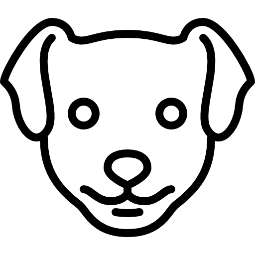 Dog head dogs animal dog nose icon