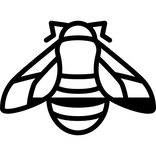 Big bee wild animals animal icon