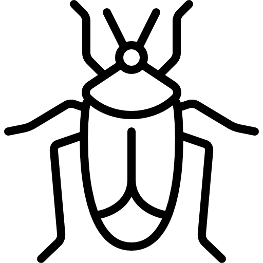 Big bug animals wildlife insect icon