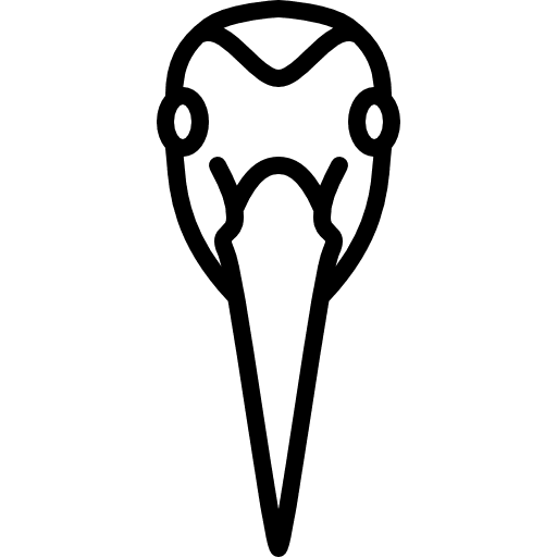 Crane head animal zoo wild icon