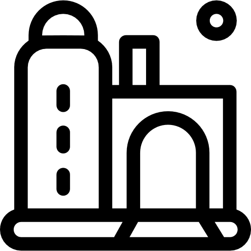 Ibiza house buildings structure housing icon