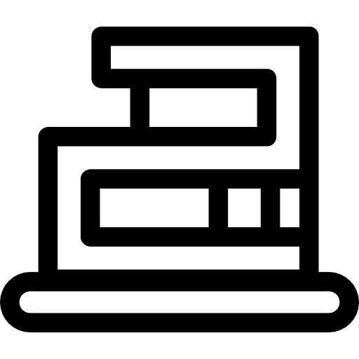 Modern house buildings structure facade icon