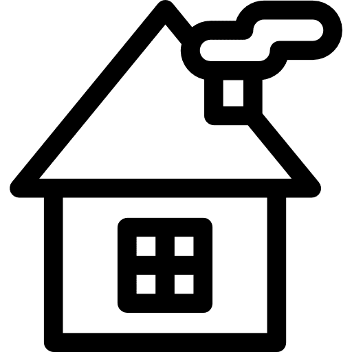 House building housing facade icon