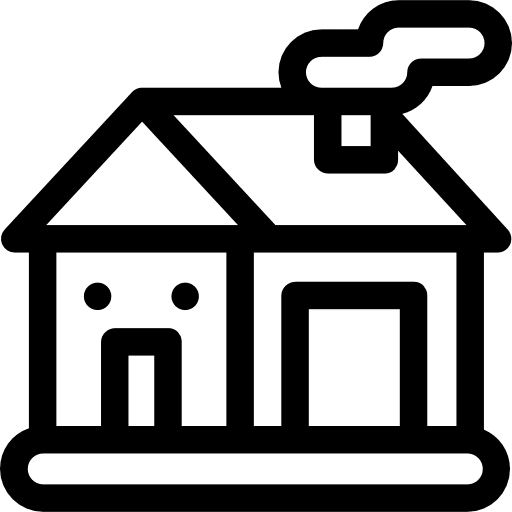 House buildings facade housing icon