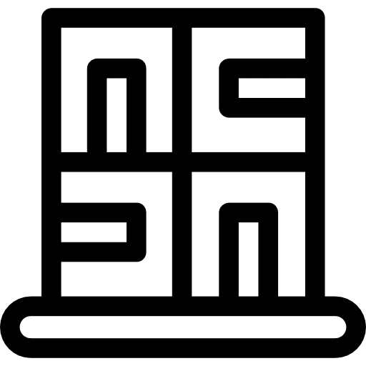 Modern house structure facade architecture icon