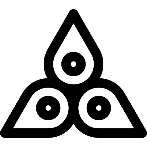 Chakra indian asian signs icon