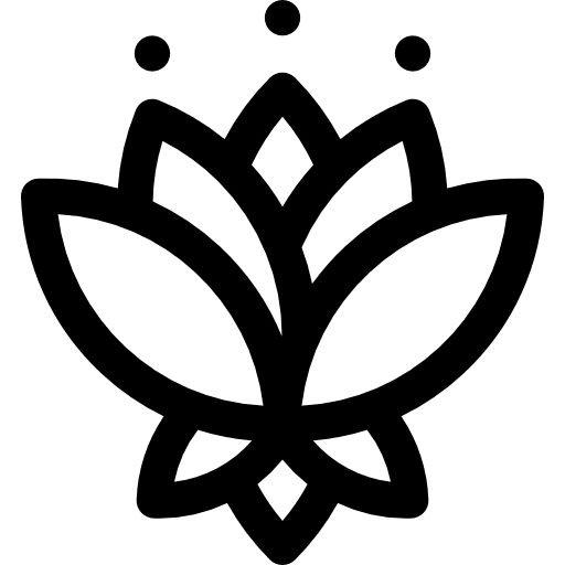 Lotus botanical flower nature icon
