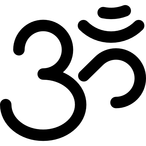 Om yoga meditation om icon