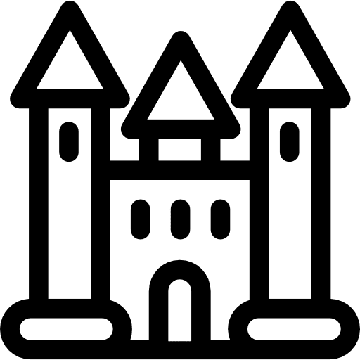 Palace building royal buildings icon