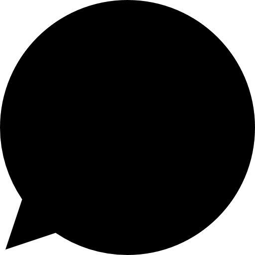 Speech bubble conversation chat word icon