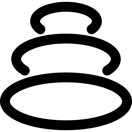 Stones spa relax relaxation icon